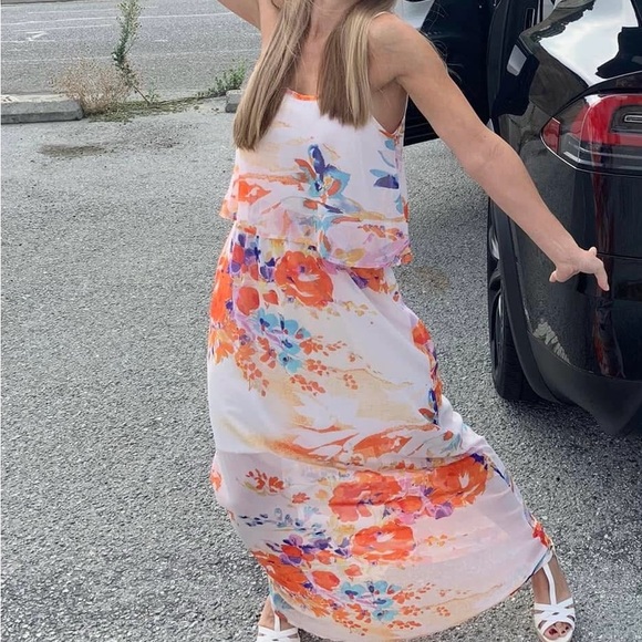 liberty love floral  maxi dress - Picture 3 of 7